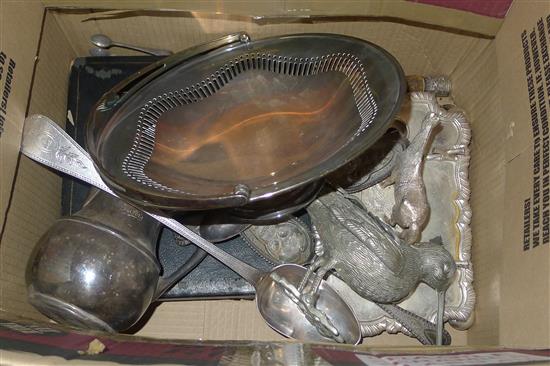 Quantity of plated ware
